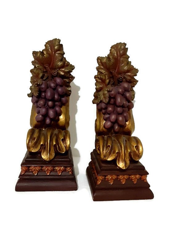 Acanthus And Grape Bookends - Italian Style Sconces - Bazzy's