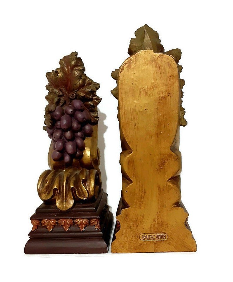 Acanthus And Grape Bookends - Italian Style Sconces - Bazzy's