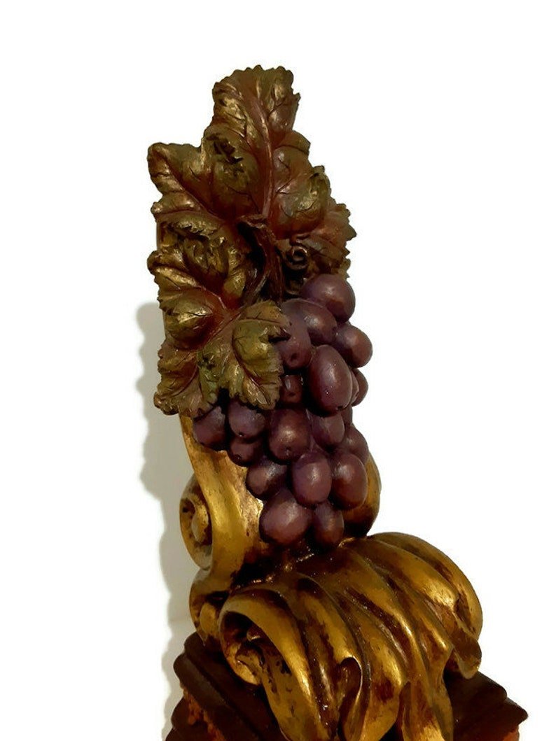 Acanthus And Grape Bookends - Italian Style Sconces - Bazzy's