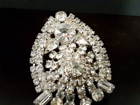 Art Deco Stone Encrusted Brooch - Bazzy's