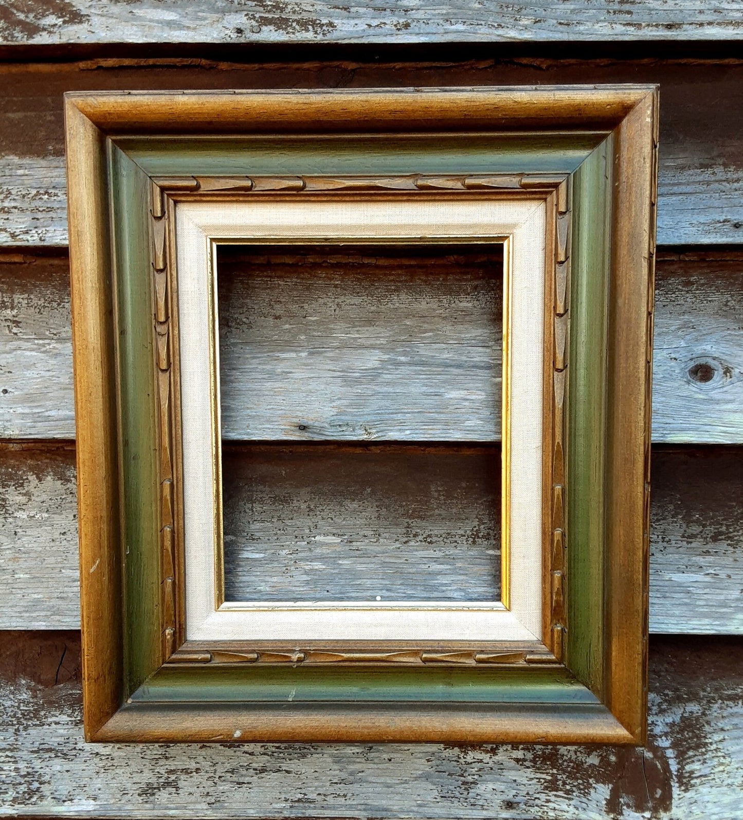 Vintage Hand Carved Gilded Wooden Frame