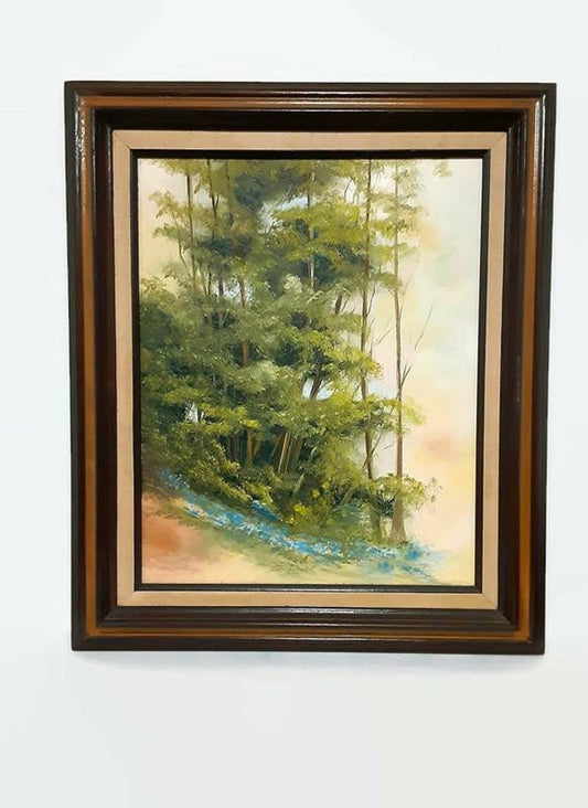 Vintage Louisiana Landscape Scenery Oil On Canvas