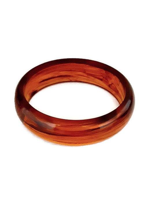 Vintage Faux Tortoise Lucite Bangle