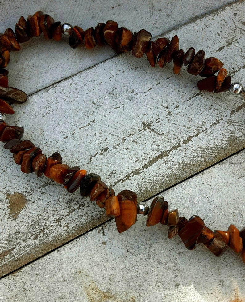 Tiger Eye Pendant Necklace