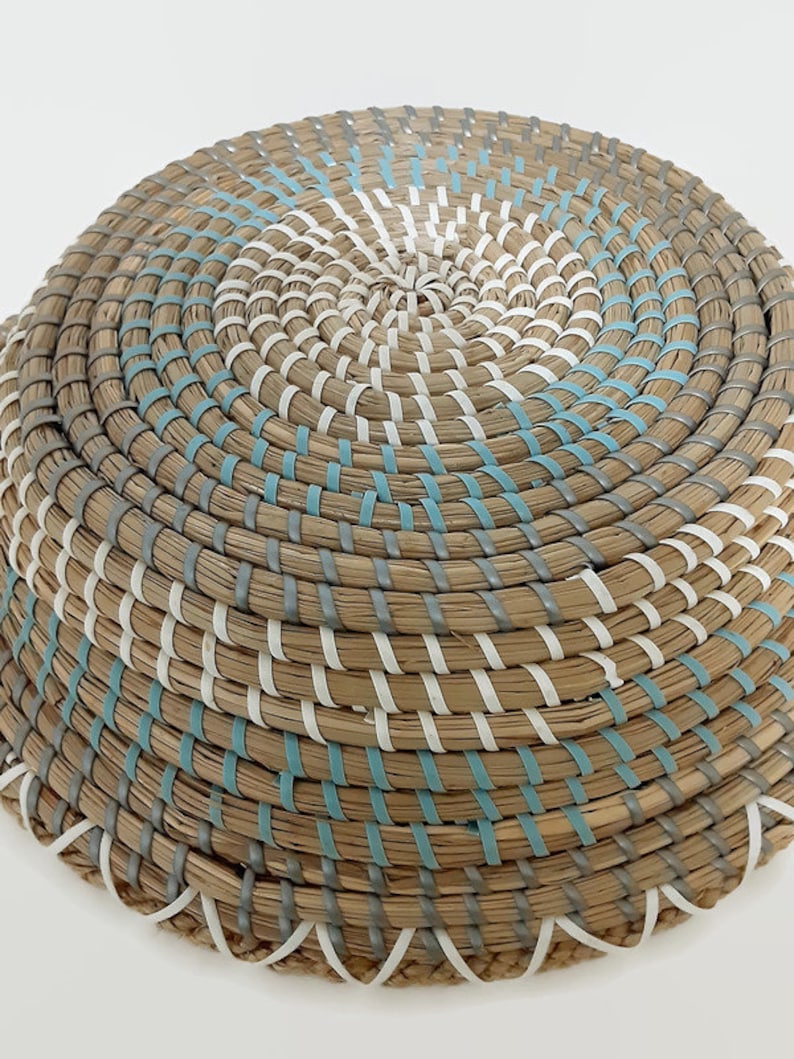 Vintage Sweet Grass Coil Tray