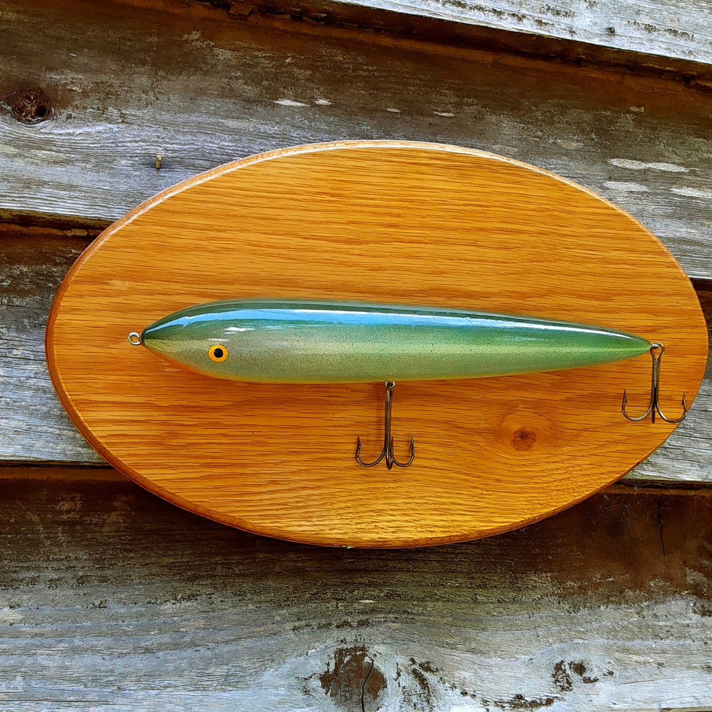 Vintage Mounted Large Fishing Lure