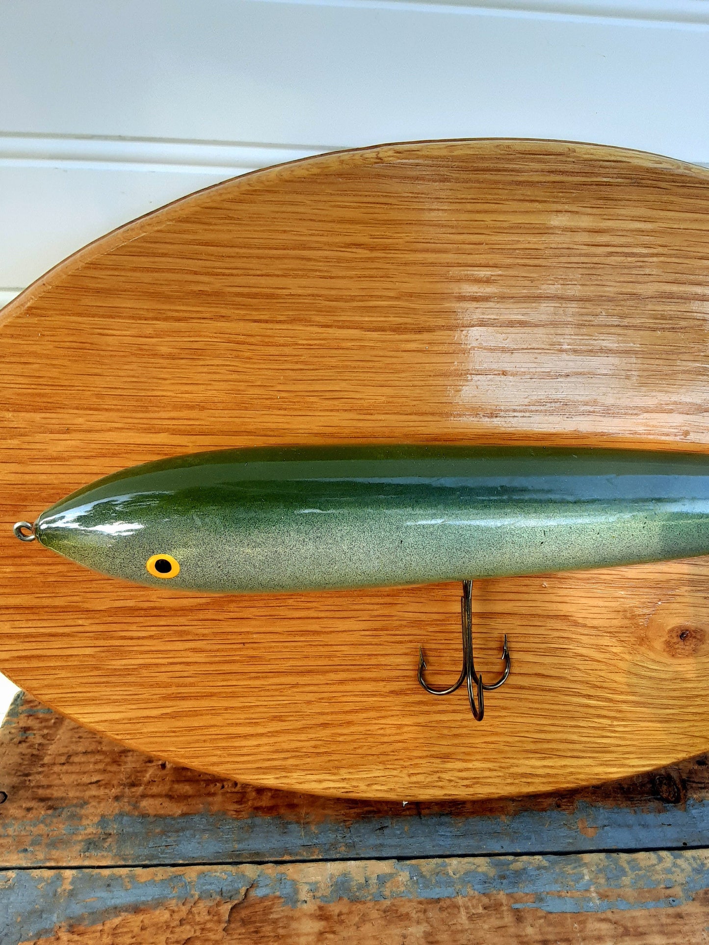 Vintage Mounted Large Fishing Lure